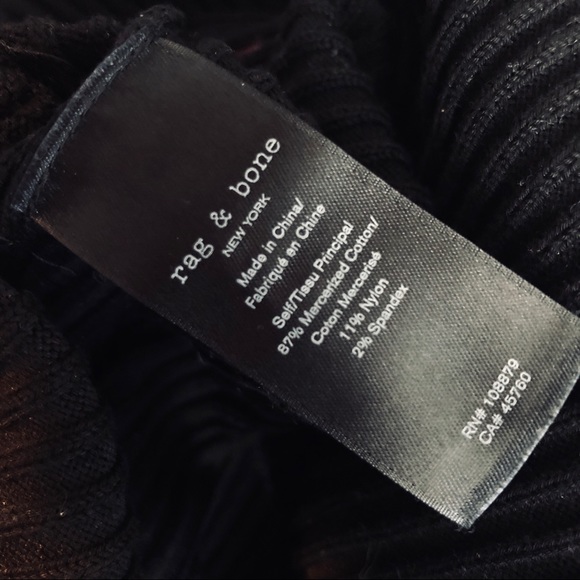 NWT rag & bone BRYNN RIB DRESS - Picture 8 of 8